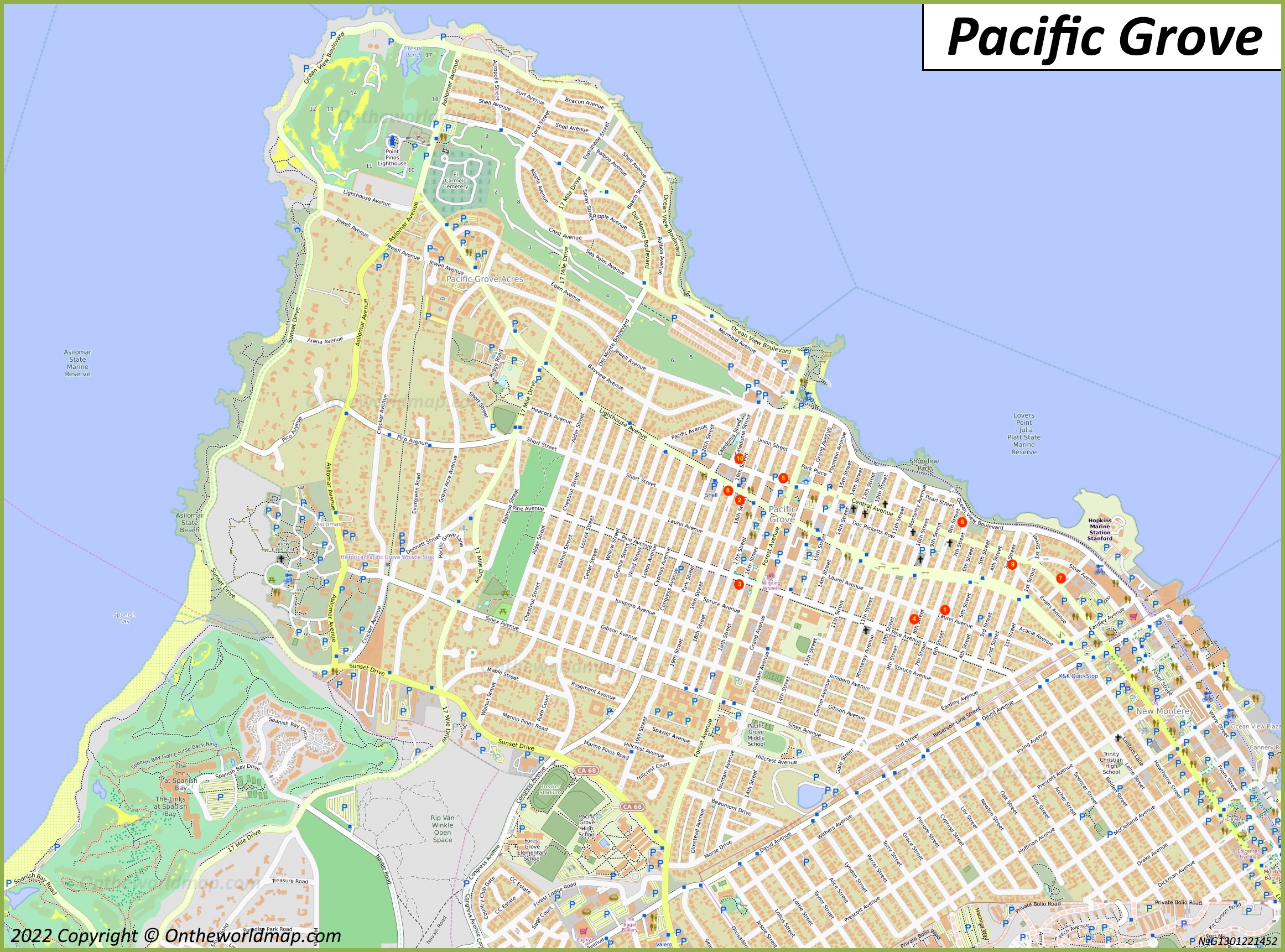 Pacific Grove, City of Homes,, #1-10