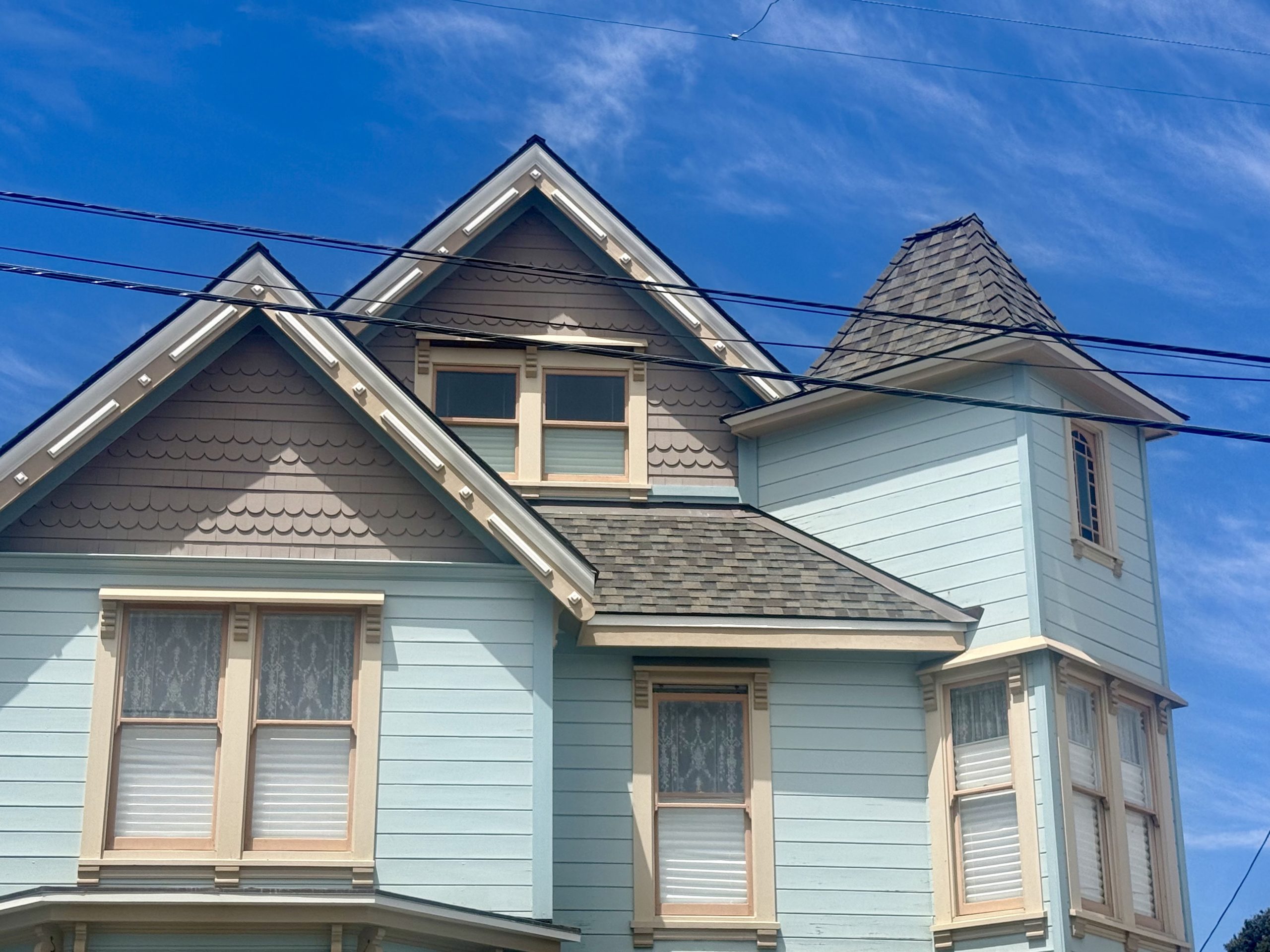 Gables slightly smaller